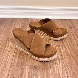 UGG Abbot Slide Wedge Sandals